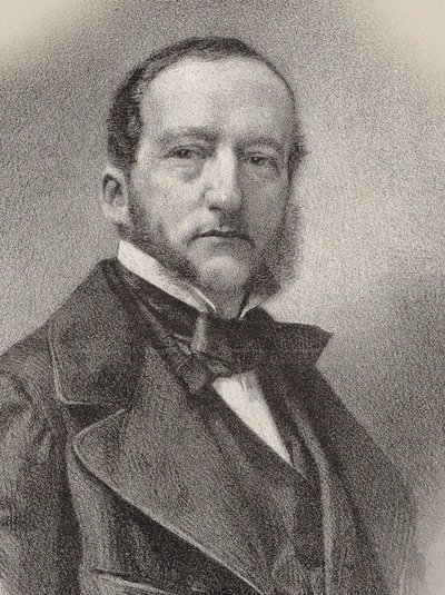 Pianisti ja säveltäjä Sigismund Thalbergin muotokuva 1812-1871, 1862. tekijältä Charles Kreutzberger