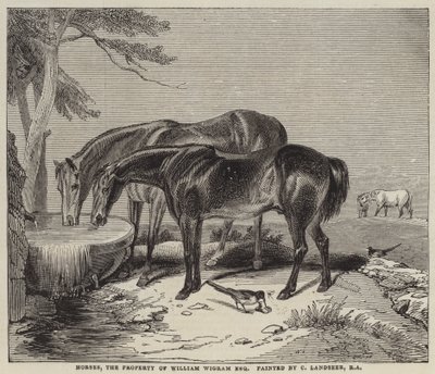 Hevoset, William Wigramin omaisuus, Esquire tekijältä Charles Landseer