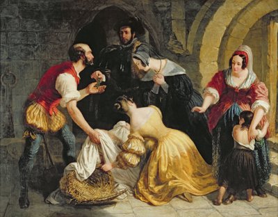 Margaret Roper (1505-44), noin 1832 (öljy kankaalle). tekijältä Charles Landseer