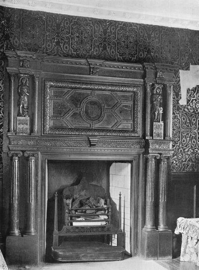 1953 Mantel Piece: Vanha käsintehty parvipaperi tekijältä Charles Latham