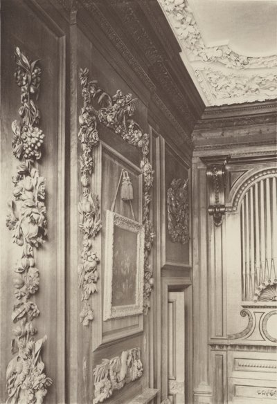 Belton House, osa urkugalleriaa tekijältä Charles Latham