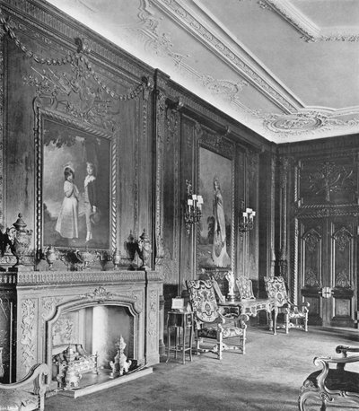 Knowsley Hall: Oak Drawing Room tekijältä Charles Latham