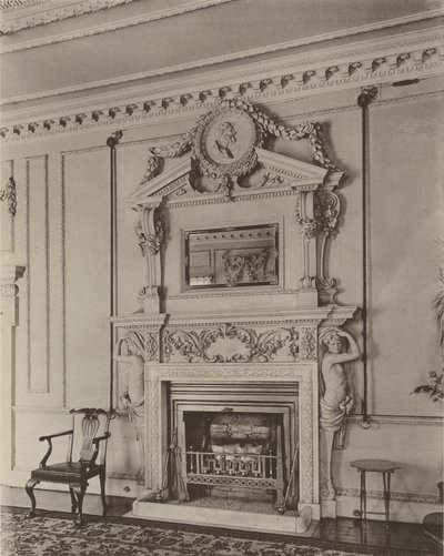 Stoke Hall, Derbyshire, Salin savupiippupalat tekijältä Charles Latham