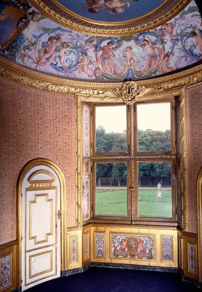 Kylpyhuone Chateau de Vaux Le Vicomtessa (Vaux-Le-Vicomte). Charles Lebrunin (Le Brun) maalaus (1619-1690) tekijältä Charles Le Brun