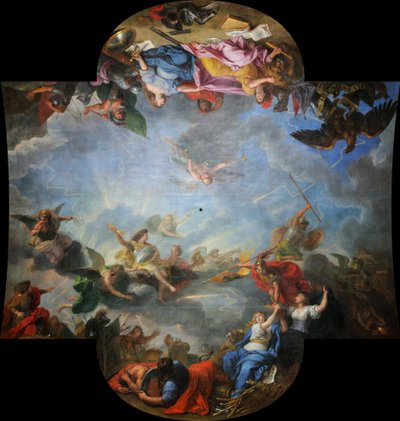 Gentin kaupungin ja linnoituksen valtaus kuudessa päivässä, 1678 tekijältä Charles Le Brun