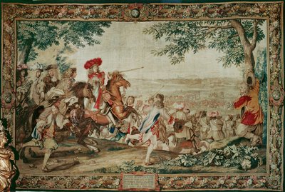 Ludvig XIV:n saapuminen Dunkerqueen ... tekijältä Charles Le Brun