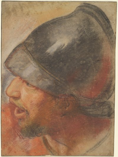 Kopf eines makedonischen Soldaten tekijältä Charles Le Brun