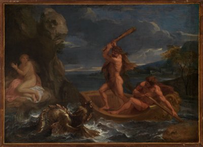 Herakles vapauttaa Hesionen tekijältä Charles Le Brun