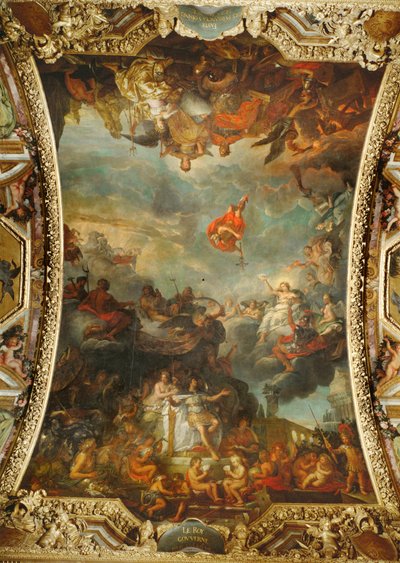 Ludvig XIV hallitsee yksin ... tekijältä Charles Le Brun