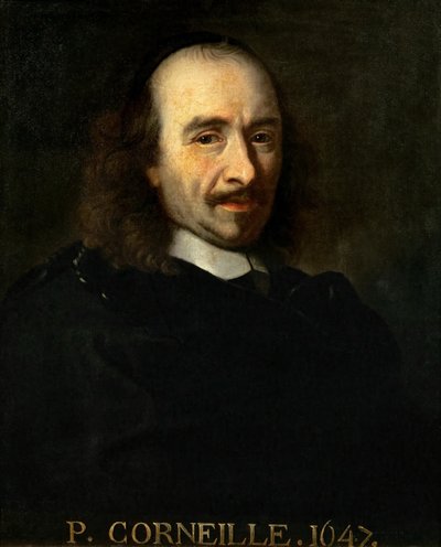 Pierre Corneillen muotokuva 1606-1684 tekijältä Charles Le Brun