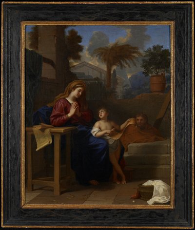Pyhä perhe Egyptissä, noin 1660 tekijältä Charles Le Brun