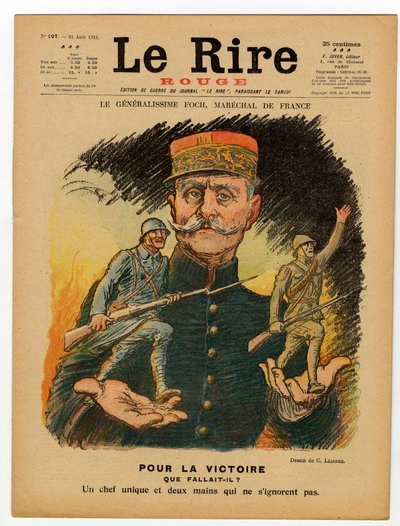Kansi ""The Red Read"", satiirinen väreissä tekijältä Charles Leandre