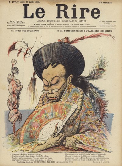 Kiinan keisarinna dowager tekijältä Charles Leandre