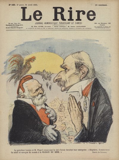 Kuvitus Le Rirelle tekijältä Charles Leandre