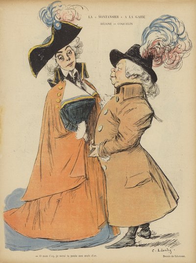 Kuvitus Le Rirelle tekijältä Charles Leandre