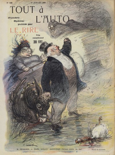 Kuvitus Le Rirelle tekijältä Charles Leandre