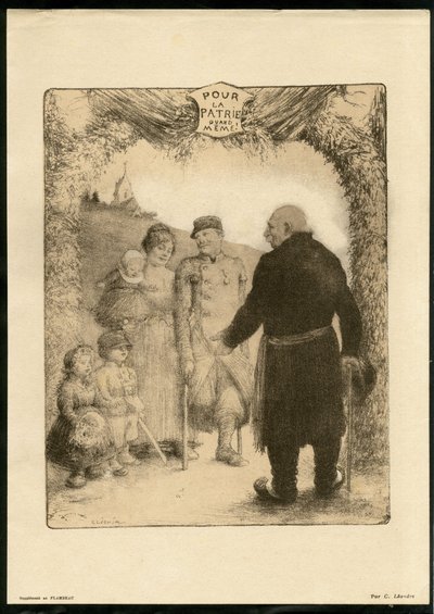 Kuva Charles Leandresta (1862-1934) - Lentävä lehti tekijältä Charles Leandre