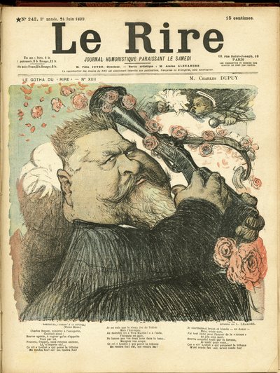 Kuvitus Charles Leandresta (1862-1934) Le Riren kanteen tekijältä Charles Leandre