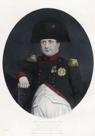 Viimeisin muotokuva Napoleonista Bellerophon-laivalla - Eastlake, Sir Charles Lock (1793-1865) - 1815 - Etsaus, akvarelli - 29,5x22,4 - Yksityiskokoelma tekijältä Charles Lock Eastlake