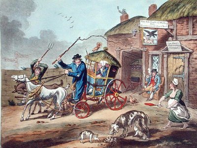 Postitus Irlannissa, julkaisija Hannah Humphrey vuonna 1805 (käsinvärinen etsaus) tekijältä Charles Lorraine (after) Smith
