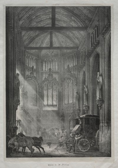 Pyhän Nikolauksen kirkko, Rouen tekijältä Charles Louis Lesaint