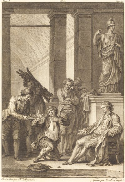 Talonpoika tekijältä Charles Louis Lingée after Jean Honoré Fragonard