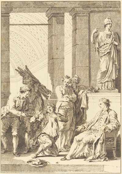 Talonpoika tekijältä Charles Louis Lingée after Jean Honoré Fragonard