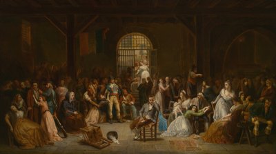 Terrorin viimeisten uhrien nimenhuuto, c. 1850. tekijältä Charles Louis Müller