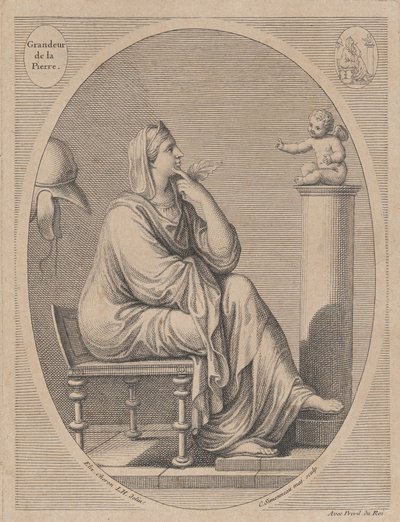 Grandeur de la Pierre Elizin jälkeen. Cheron, 1665-1728. tekijältä Charles Louis Simonneau