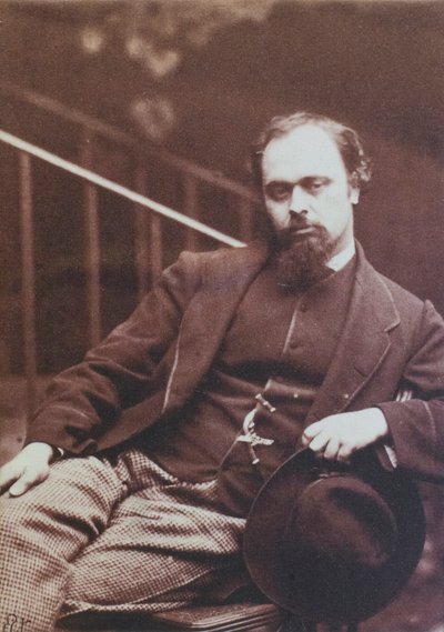 Dante Gabriel Rossetti, valokuvannut Lewis Carroll tekijältä Charles Lutwidge (1832 98) Dodgson