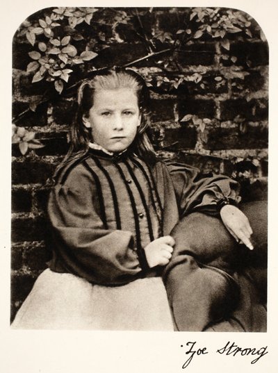 Zoe Strong, 10. lokakuuta 1863 (seepiakuva) tekijältä Charles Lutwidge Dodgson