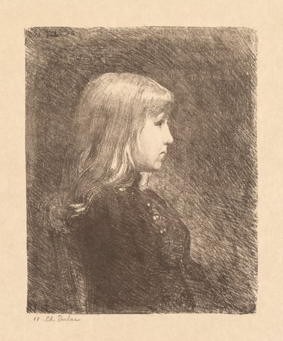 Nuori nainen Nuori tyttö, 1892. tekijältä Charles Marie Dulac