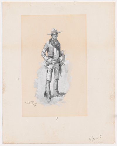 Blanco, Charles J. Steedman, Bucking Sagebrush tekijältä Charles Marion Russell