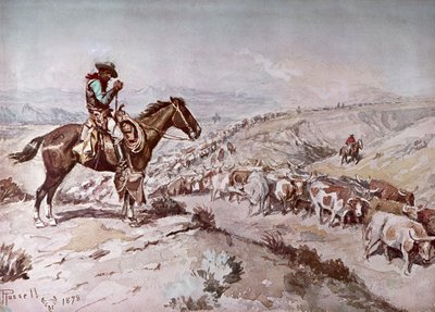 Cattle Drive tekijältä Charles Marion Russell