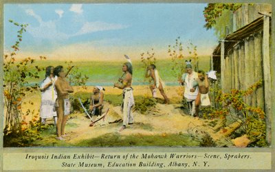 Iroquois Indian Exhibit, State Museum, Albany tekijältä Charles Marion Russell