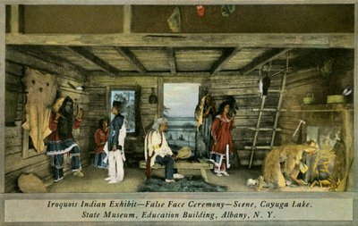 Iroquois Indian Exhibit, State Museum, Albany tekijältä Charles Marion Russell