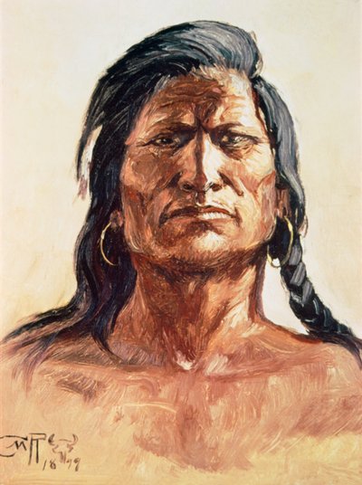 Shoshone Tribesman tekijältä Charles Marion Russell
