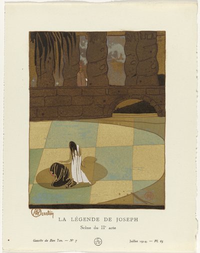 Gazette du Bon Ton, 1914 - nro 7: Legenda Josephista / Kohtaus toisesta näytöksestä tekijältä Charles Martin
