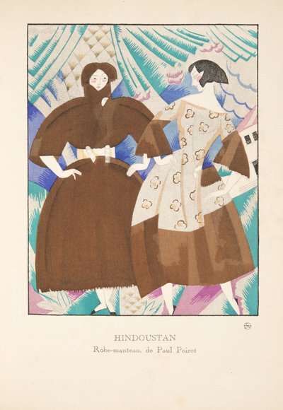 Hindoustan, muotilevyjen kokoelmasta, 1920 (pochoor print) tekijältä Charles Martin
