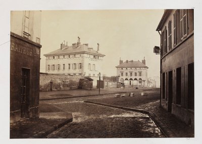 Barriere dItalie, rue Gerard, Pariisi, 1858-78 tekijältä Charles Marville