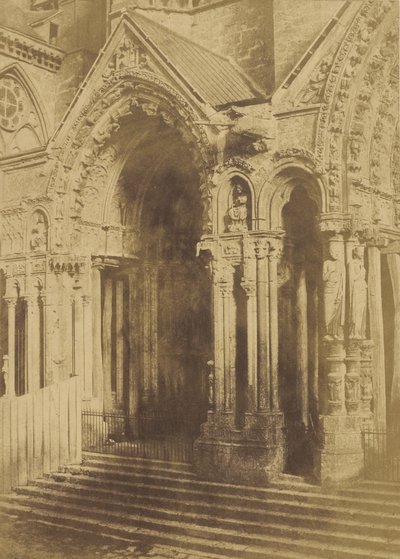 Chartresin katedraali. Septentrional Portal. tekijältä Charles Marville