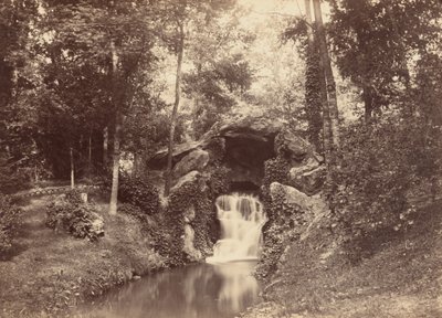 Grotto, Mare aux Biches, Bois de Boulogne, 1858-1860 (kuva) tekijältä Charles Marville