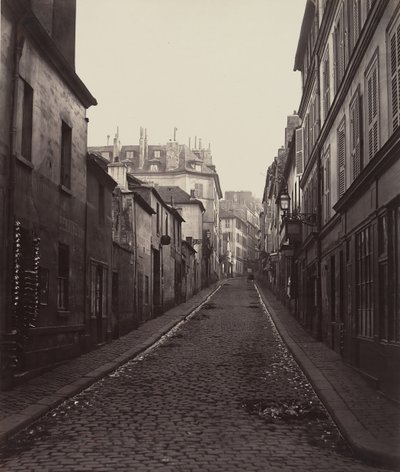 Rue Neuve-Coquenard Rue Lamartinelta, 1870-luku. tekijältä Charles Marville