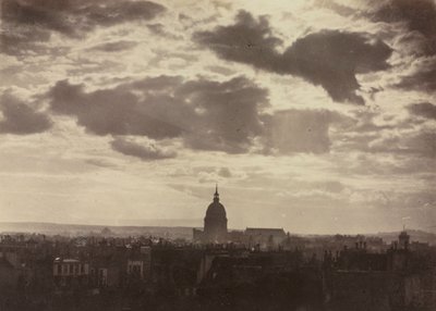 Nimetön pilvitutkimus Les Invalidesin kanssa, 1860. tekijältä Charles Marville