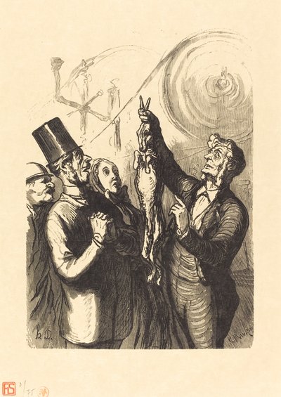 Maailmannäyttely: Huopahattuvalmistaja tekijältä Charles Maurand after Honoré Daumier