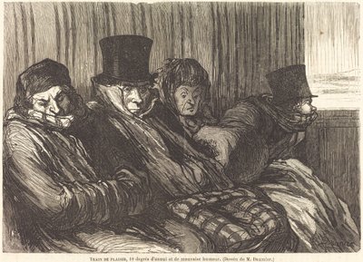 hauska juna tekijältä Charles Maurand after Honoré Daumier
