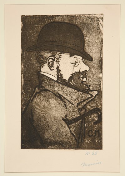 Henri de Toulouse-Lautrecin muotokuva tekijältä Charles Maurin