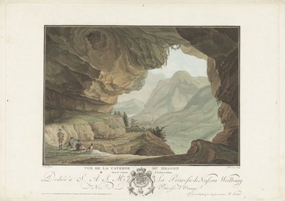 Näkymä maisemaan Lohikäärmeen luolasta Vue de la Caverne du Dragon dans le Canton d