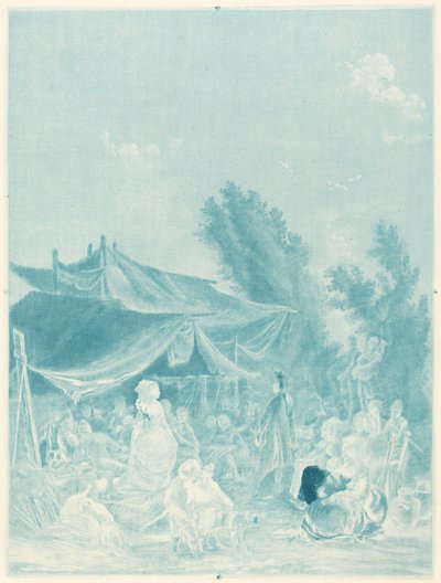 Noce de Village Village Häät, 1785. tekijältä Charles Melchior Descourtis