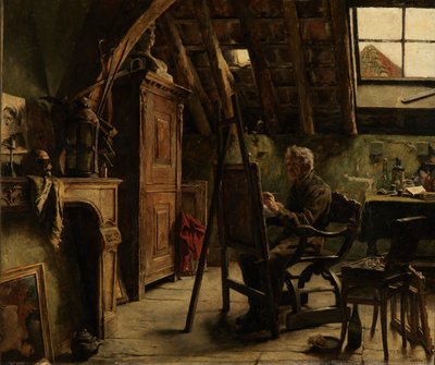 Taidemaalarin työpaja tekijältä Charles Mertens